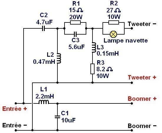 Schema electrique enceintes