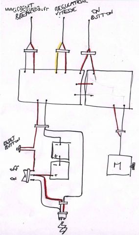 Schema freinage trottinette electrique