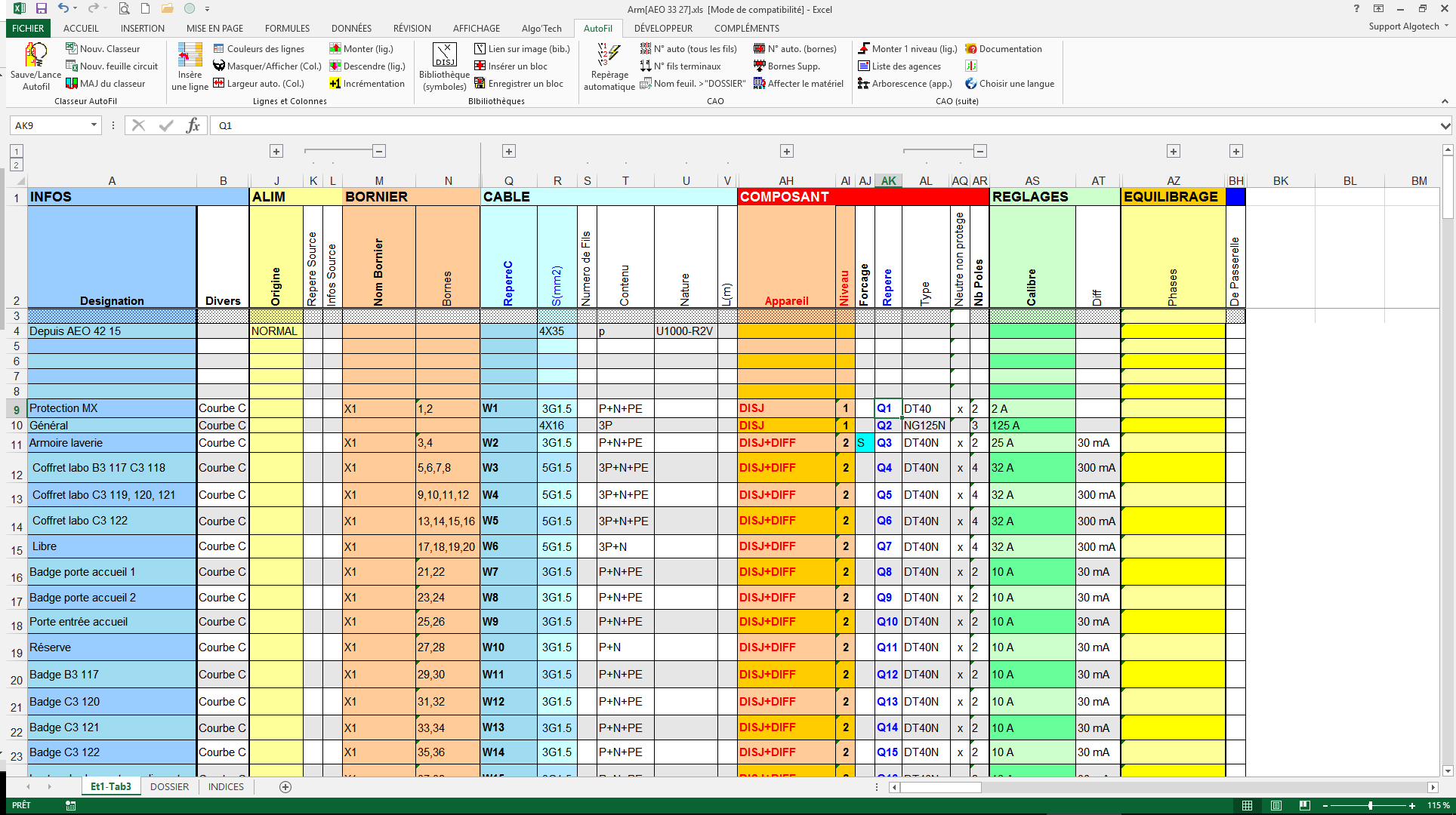 Logiciel pour schema electrique automobile