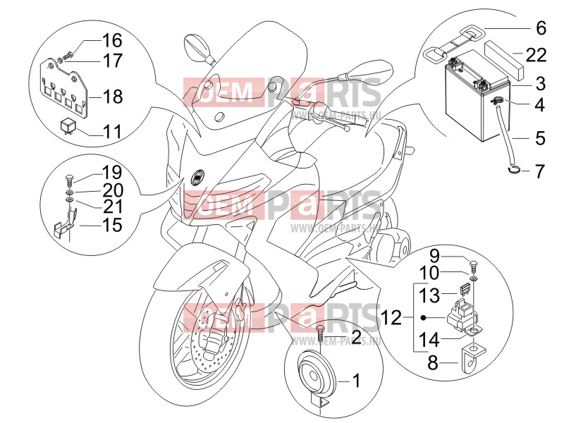 Schema electrique gilera nexus 500