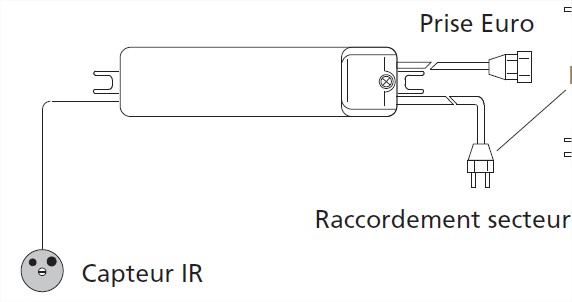 Schema electrique interrupteur infrarouge