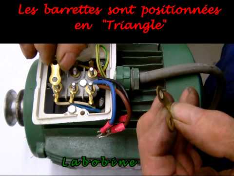 Schema branchement moteur electrique 380 en 220v