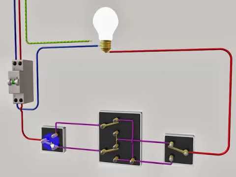 Schema electrique va et vient avec 3 lampes