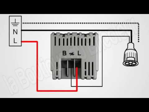 Schema electrique variateur de lumiere legrand