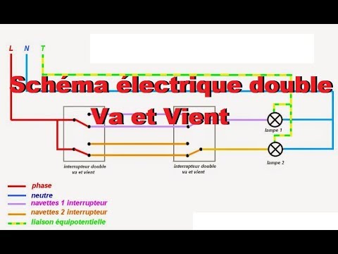Schema electrique de 2 va et vient
