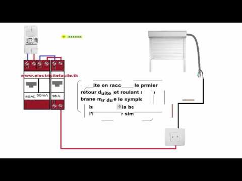 Volet roulant electrique schema montage