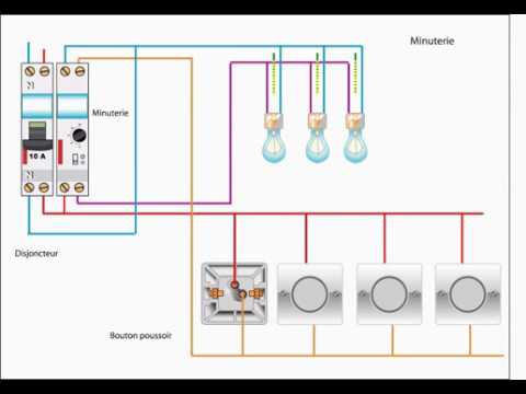 Schema electrique de minuterie