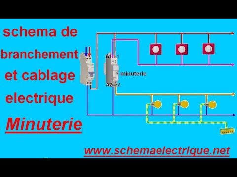 Schema d'une minuterie electrique