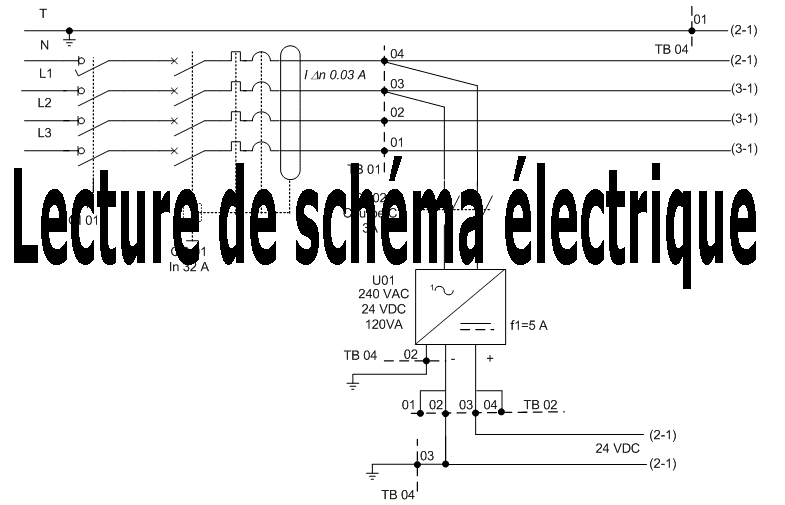 Apprendre à lire schéma électrique