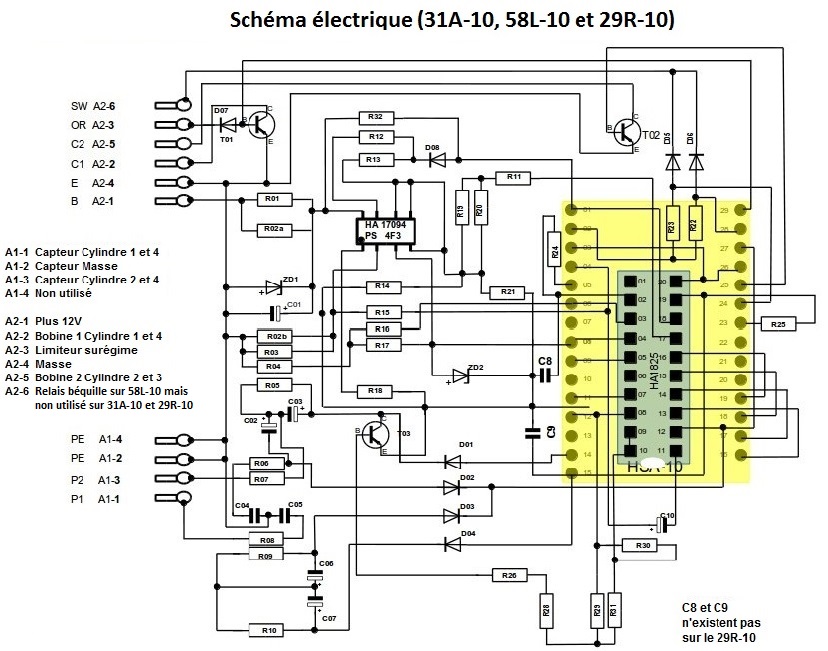 Schema electrique 900 xj
