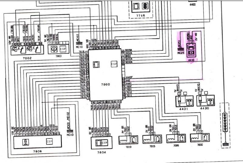 Schema electrique 407 coupé
