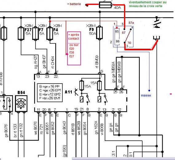 Schema electrique ventilateur xsara picasso