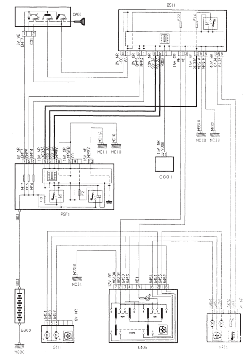 Schéma electrique c3