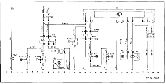 Schema electrique moteur climatiseur