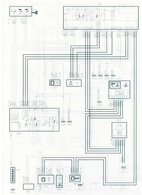 Schema electrique moteur peugeot 807