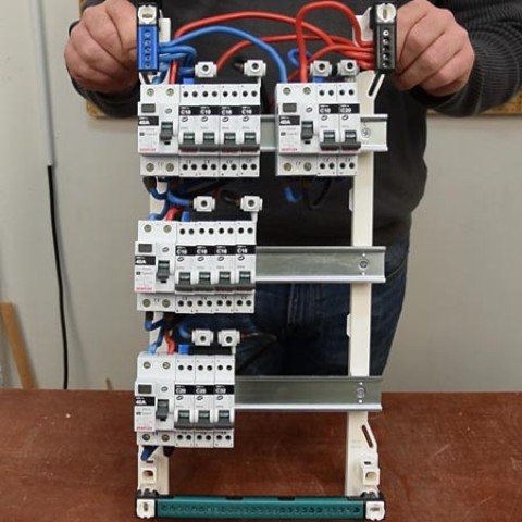 Schema de montage d'un coffret electrique