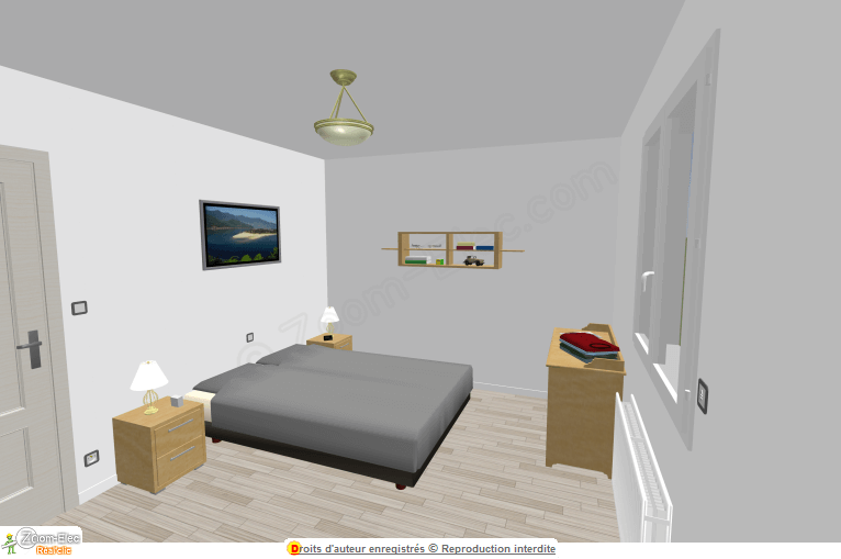 Norme electrique pour une chambre