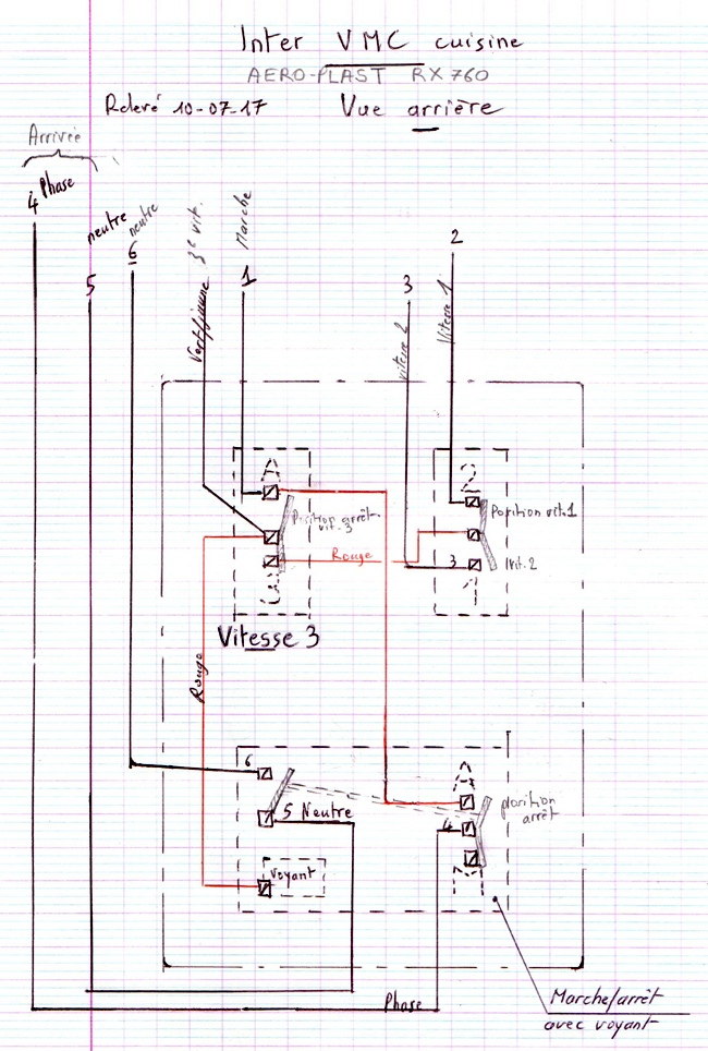 Schema electrique vmc 3 vitesses