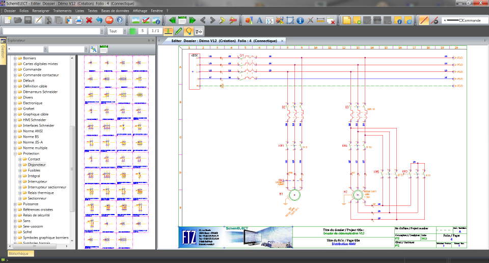 Logiciel en ligne schéma électrique