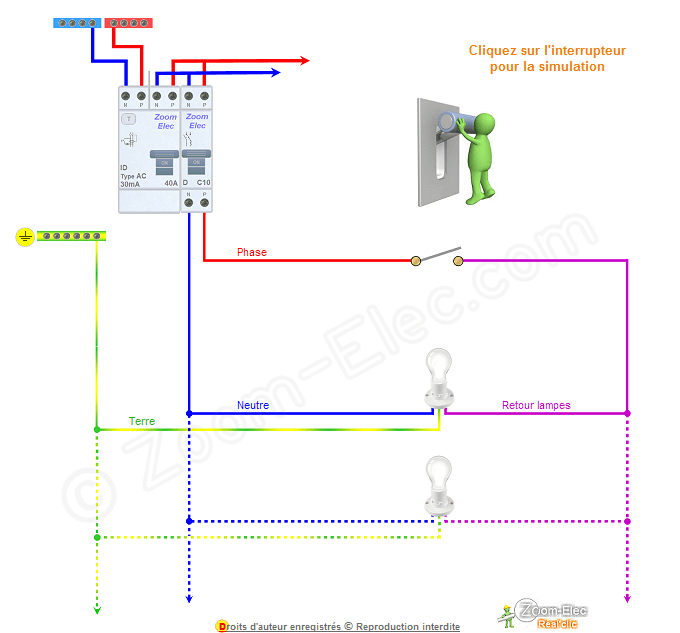 Schema electrique de principe