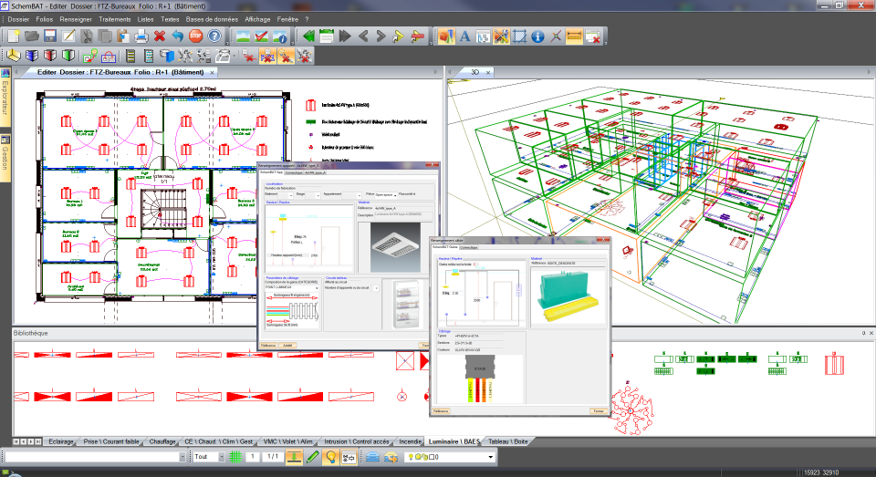 Logiciel schema implantation electrique