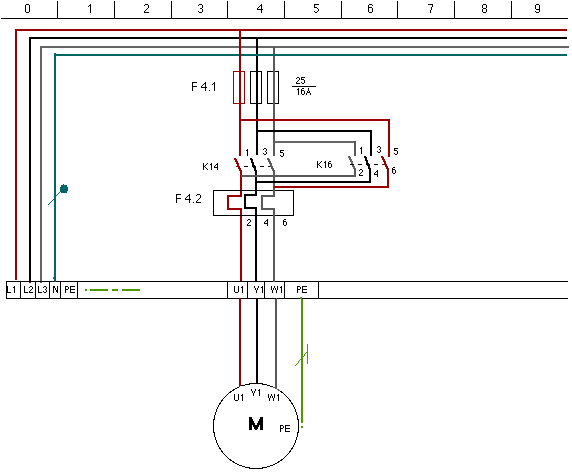 Schema electrique moteur monophasé 220v