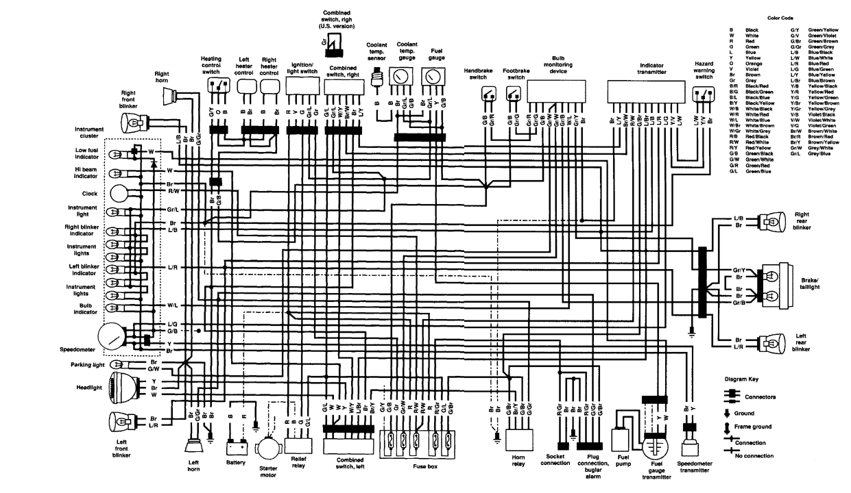 Schema electrique k1100lt