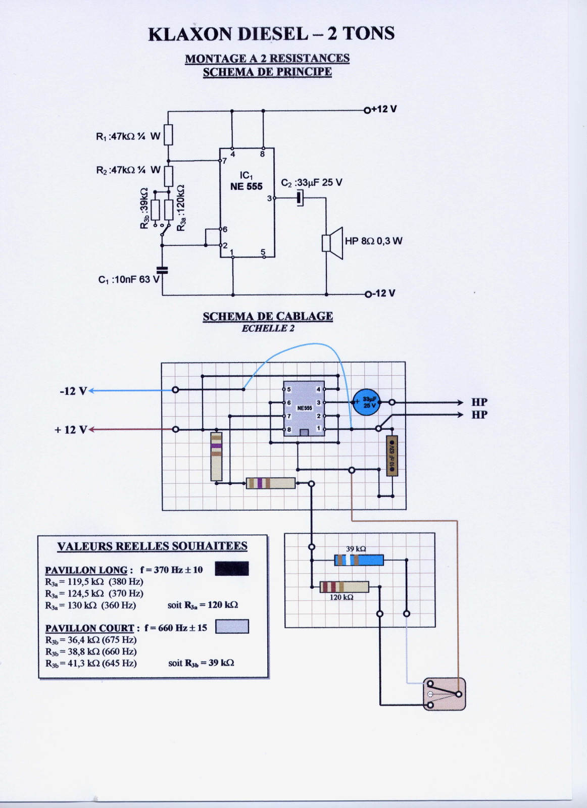 Schema electrique klaxon 206 hdi