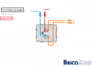 Schema electrique interrupteur avec voyant legrand