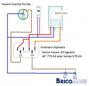 Schéma électrique detecteur de mouvement