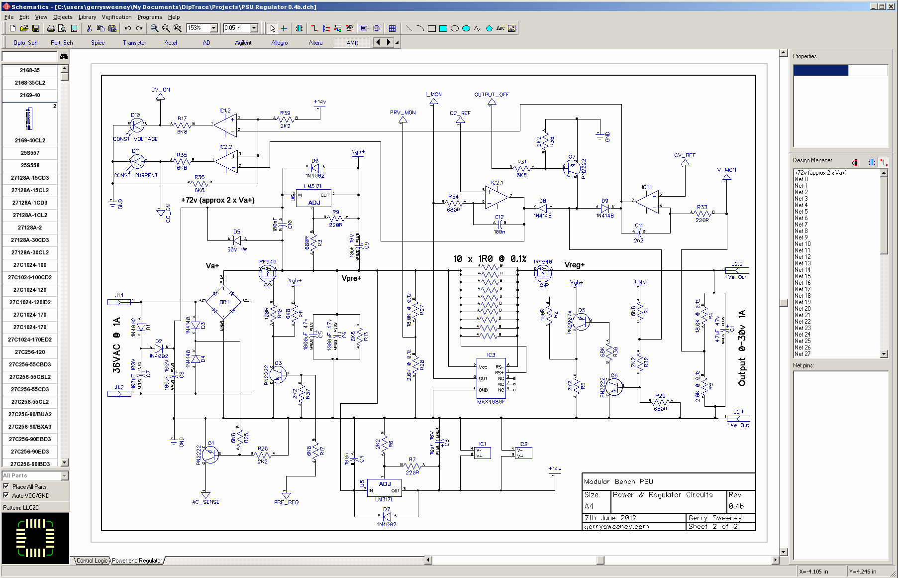 Logiciel de création de schéma électrique