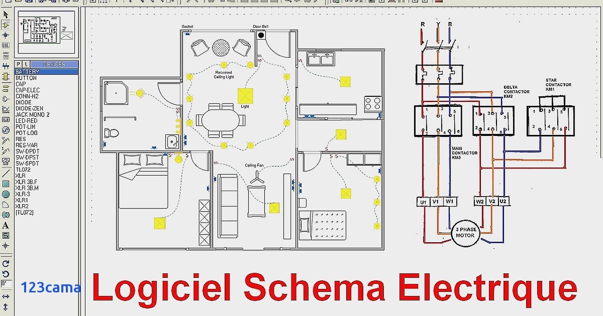 Schema electrique sketchup