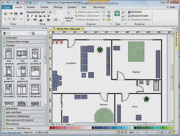 Dessiner un schema electrique maison