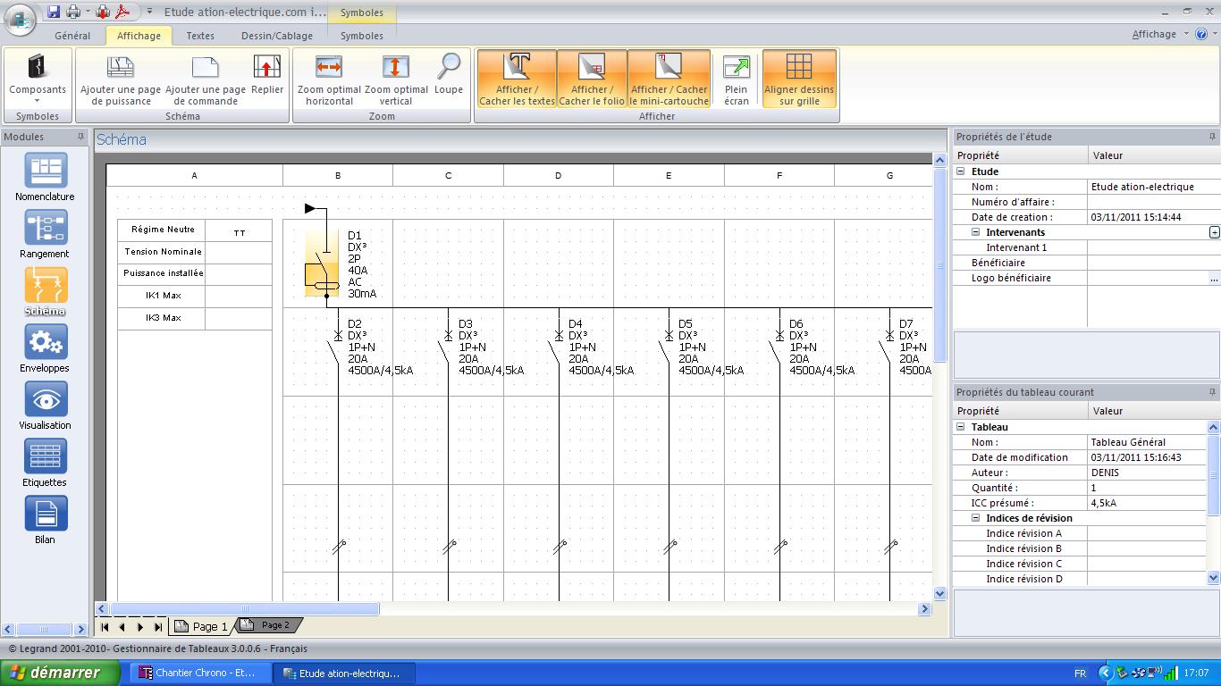 Velea schema electrique