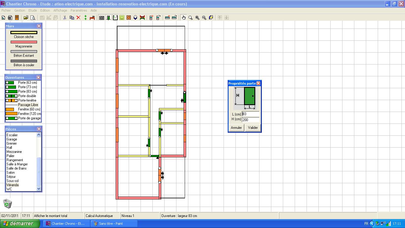 Schéma éléctrique en ligne