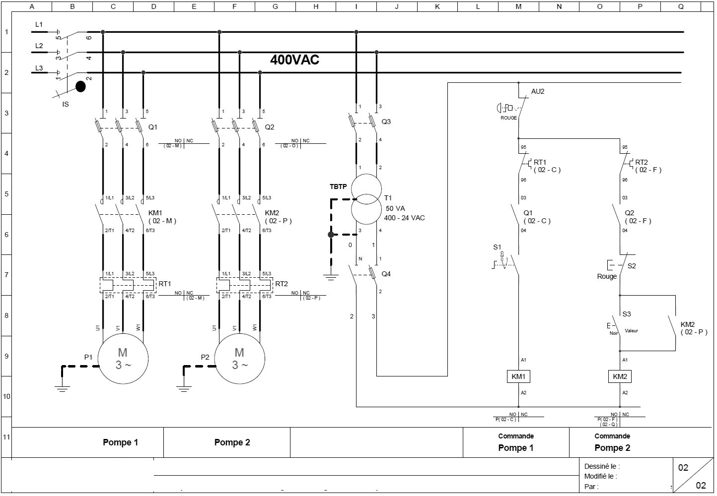 Schéma électrique pompe à chaleur