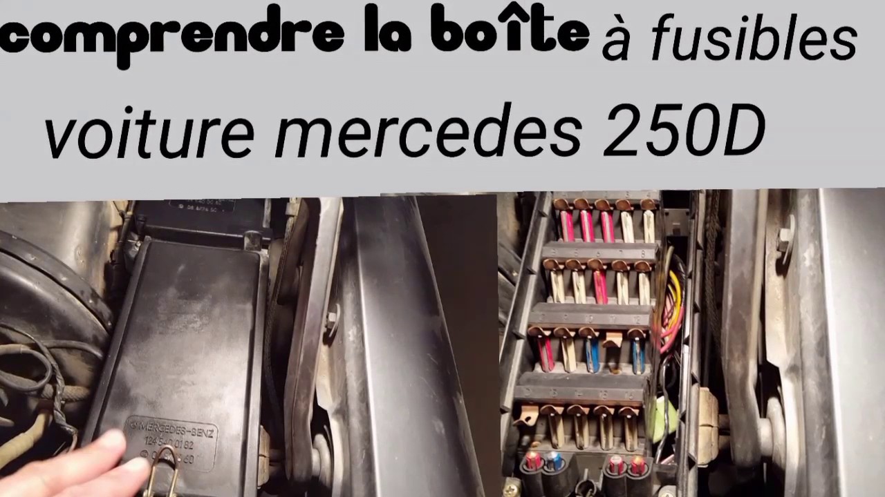 Schema electrique mercedes 250