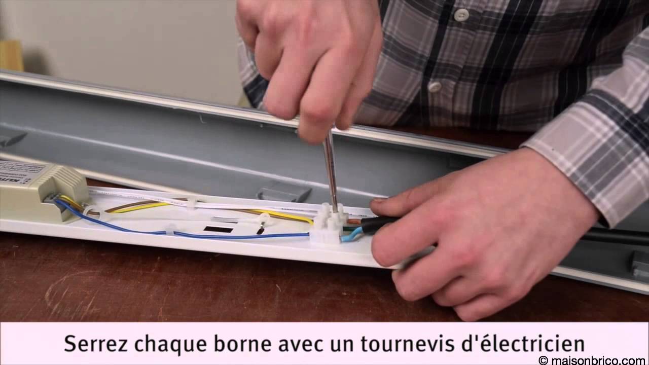 Schema electrique reglette neon