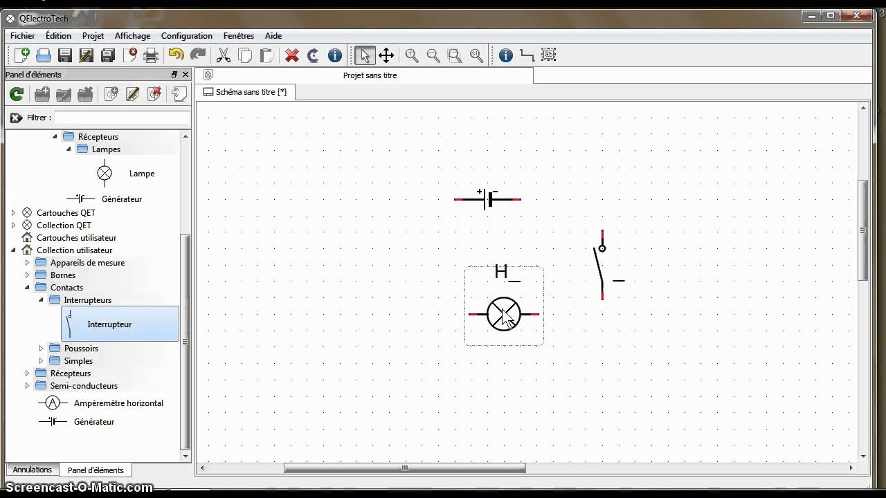 Schéma electrique que veux dire le triangle entre deux contacteur