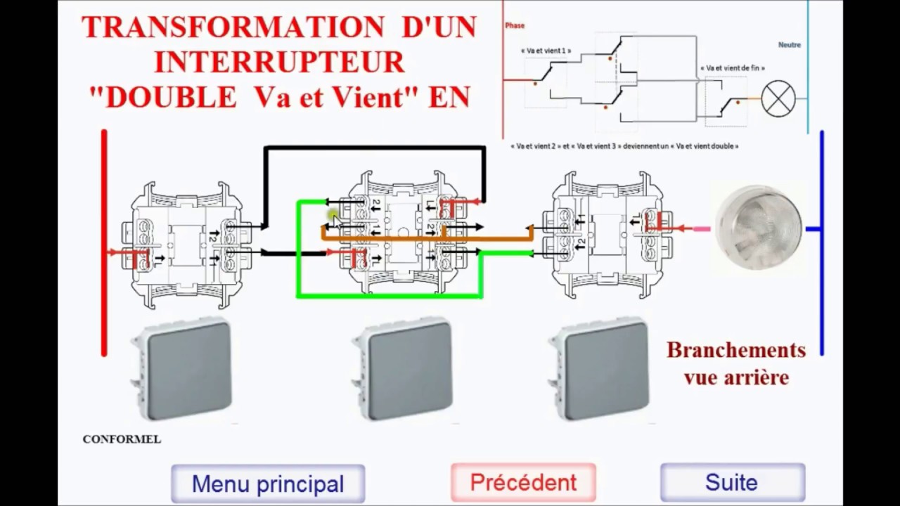 Schema electrique 3 lampes 3 interrupteurs