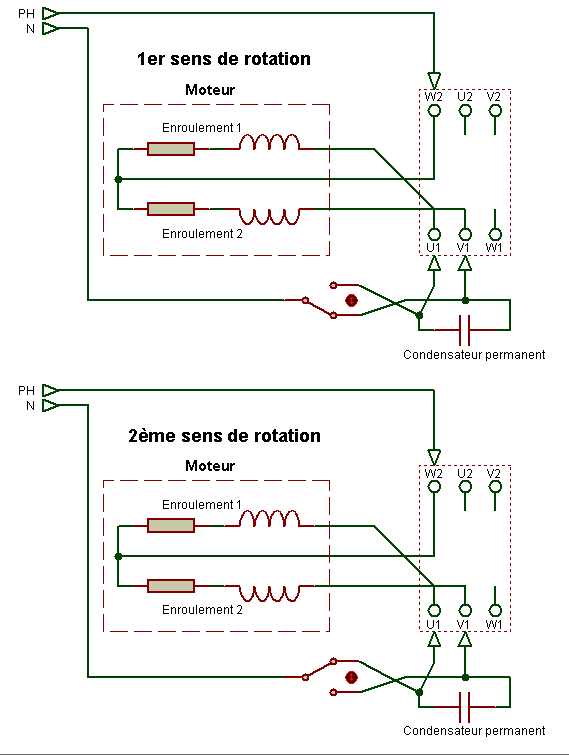 Schema electrique moteur monophase avec condensateur pdf