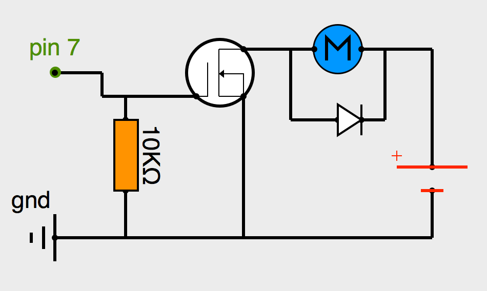 Schema d'un petit moteur electrique