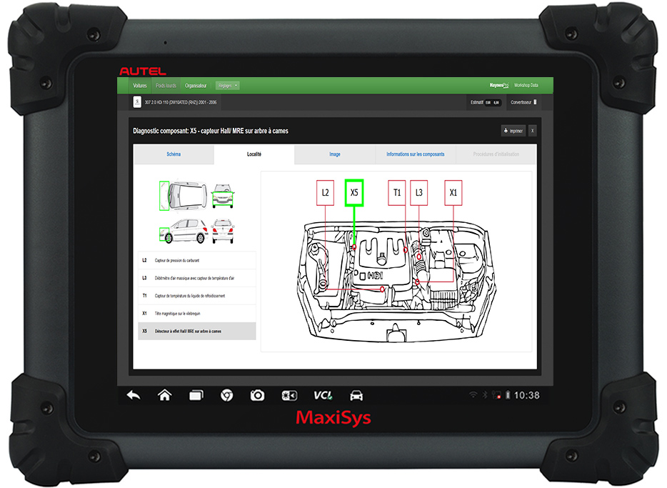 Code schema electrique auto