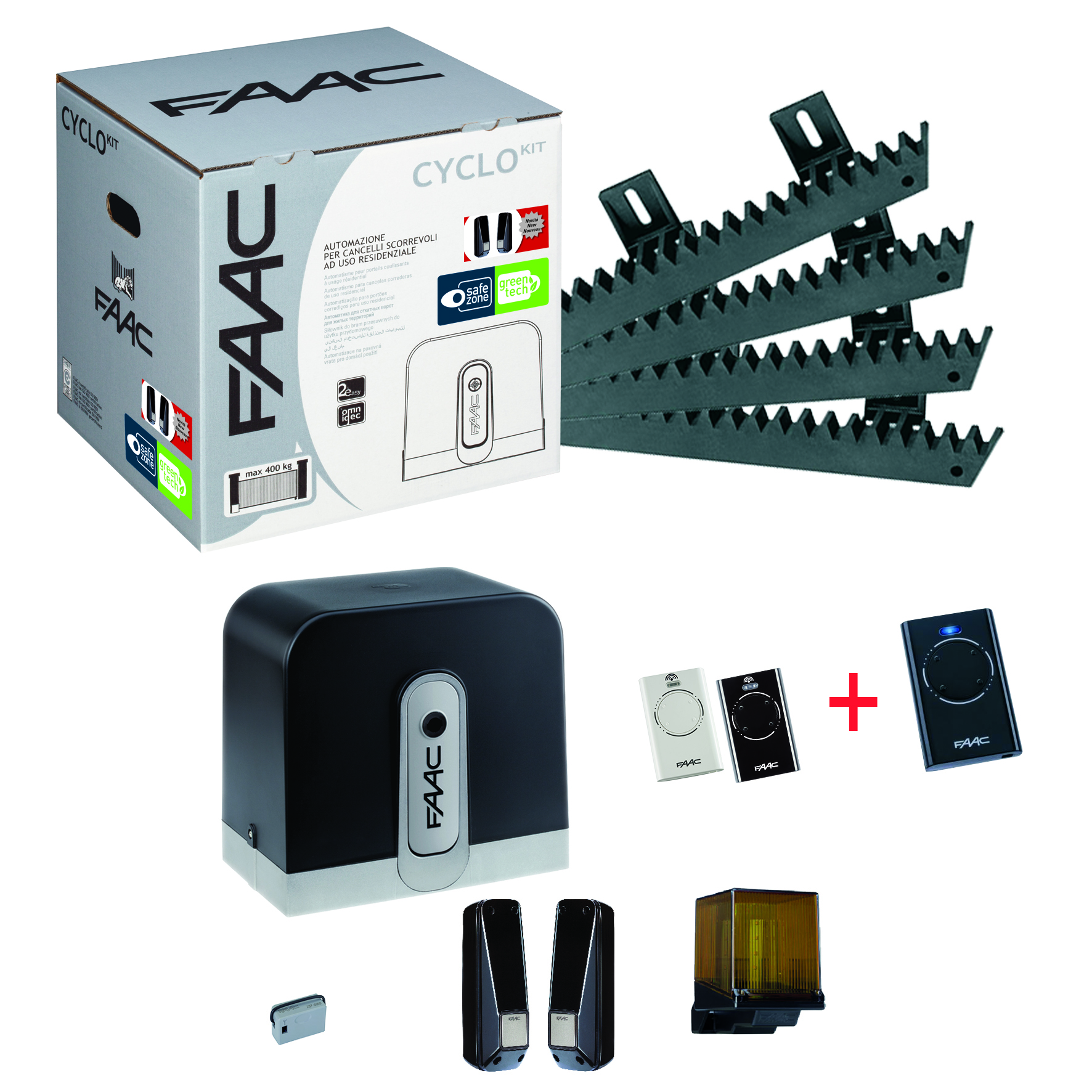 Schema electrique portail coulissant faac