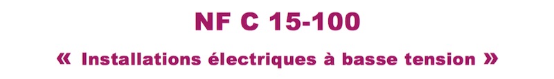 Norme electrique retroactive