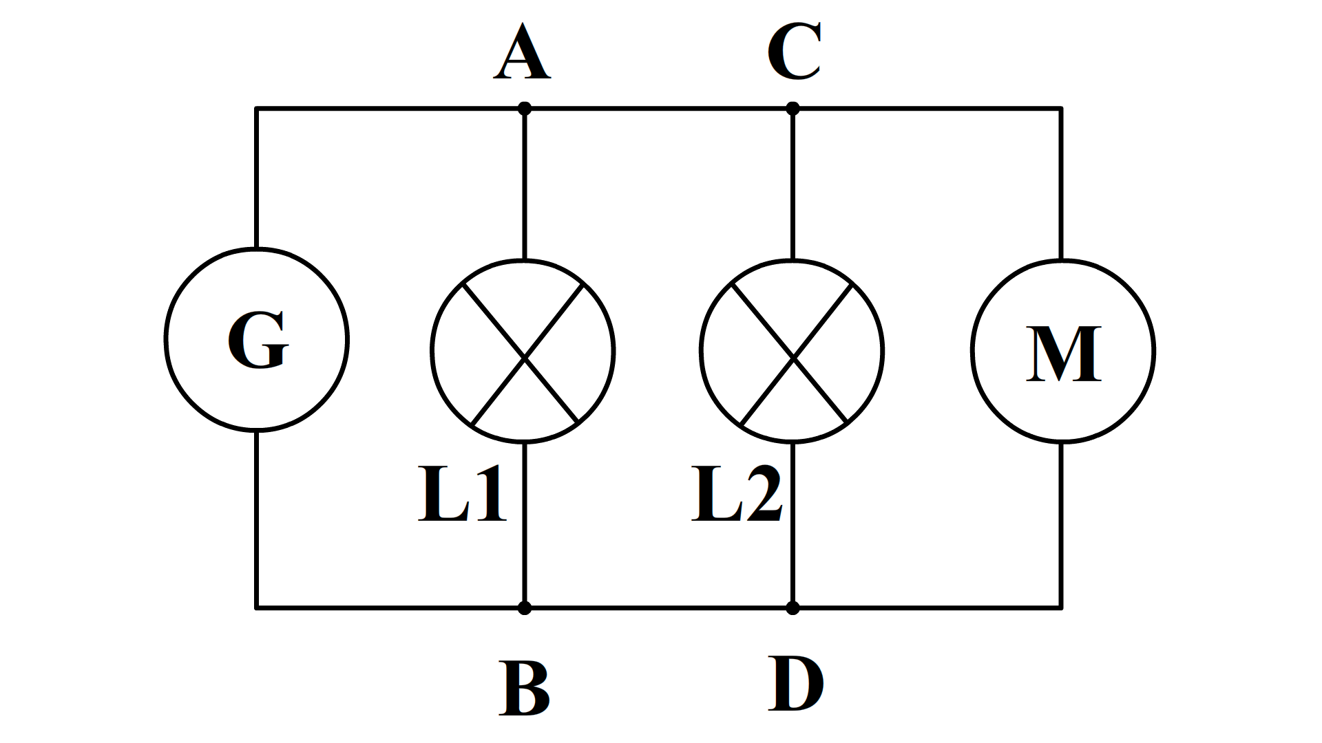Schema d un circuit electrique en derivation