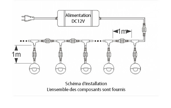 Schema electrique branchement spot encastrable