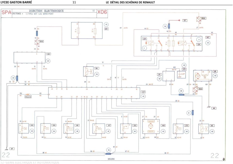 Schema electrique estafette