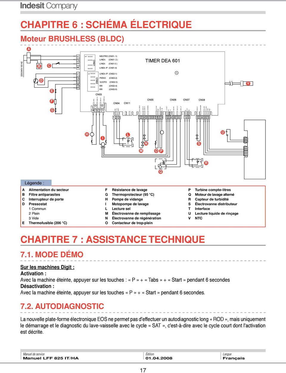 Schema electrique lave vaisselle ariston