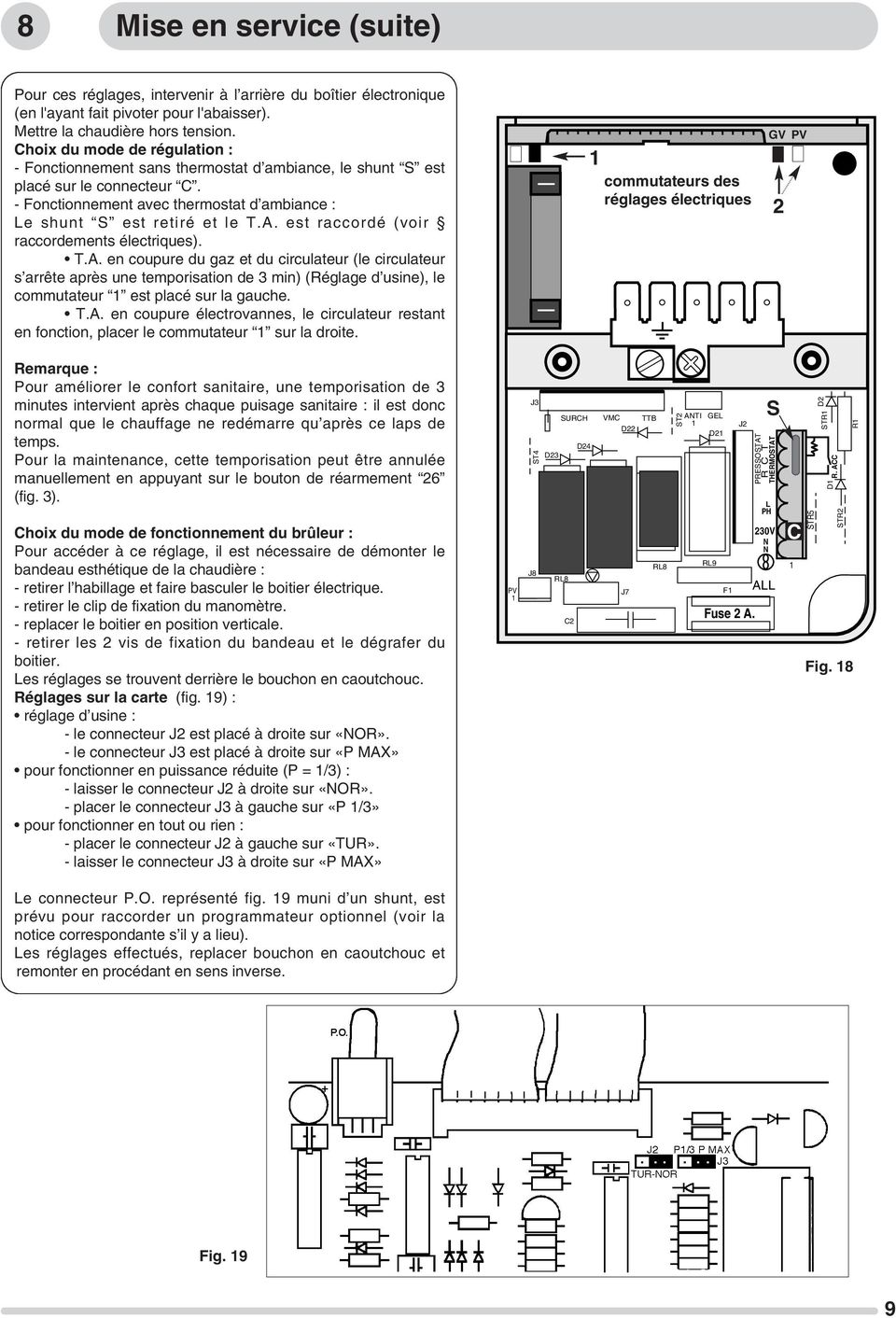 Schema electrique chaudiere centora